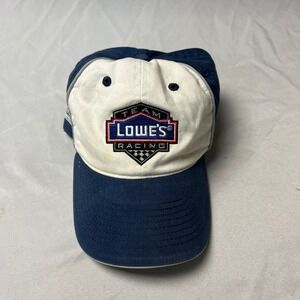 Jimmie Johnson Lowe's Racing #48 NASCAR Hat Chase‎ Authentics Cap Navy Blue